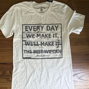 NWT Women’s Jack Daniels Cream Graphic Tee
